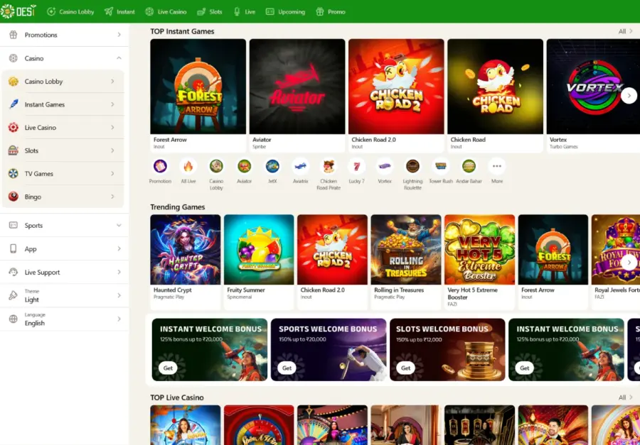 Desi casino app
